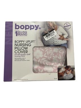 Boppy Pink Floral Uplift Nursing Pillow Cover